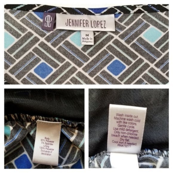 Jennifer Lopez Knot-Front Ruched Top size Medium - Picture 7 of 7